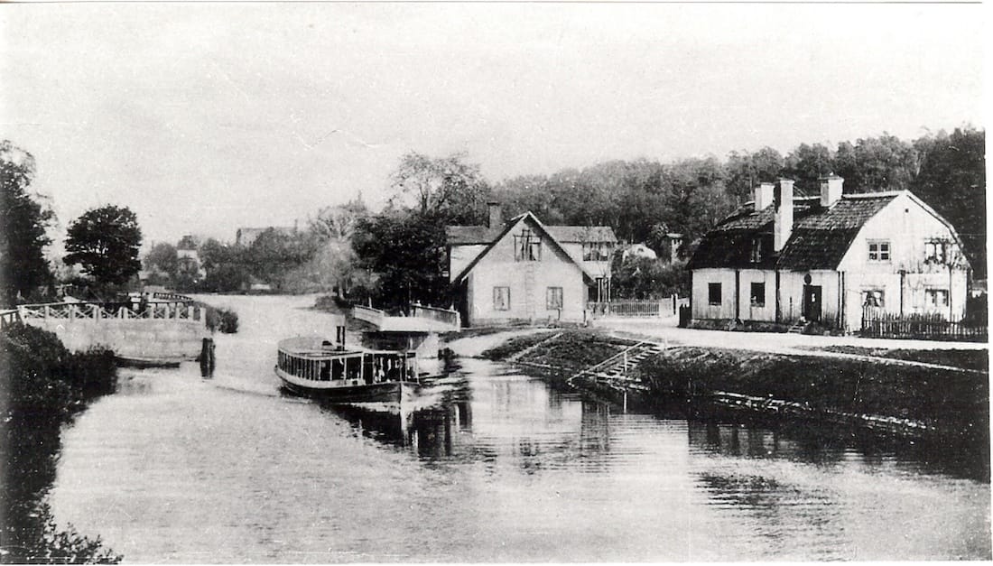 Karlbergskanalen omkring år 1900